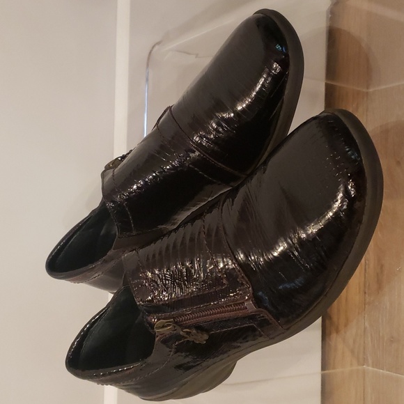 Helle Comfort Brown Leather Shoes Size 40 - Picture 2 of 8